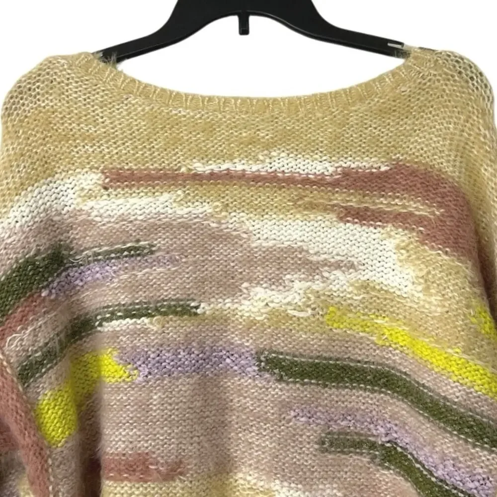 Pilcro Multicolor Fuzzy Sweater - Picture 9 of 13